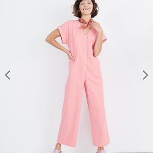 Button front day Jumpsuit